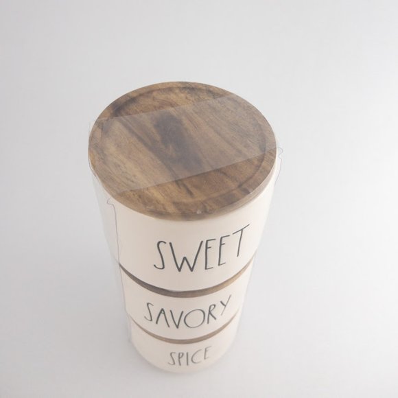 Rae Dunn by Magenta SWEET/SAVORY/SPICE set - Picture 2 of 4